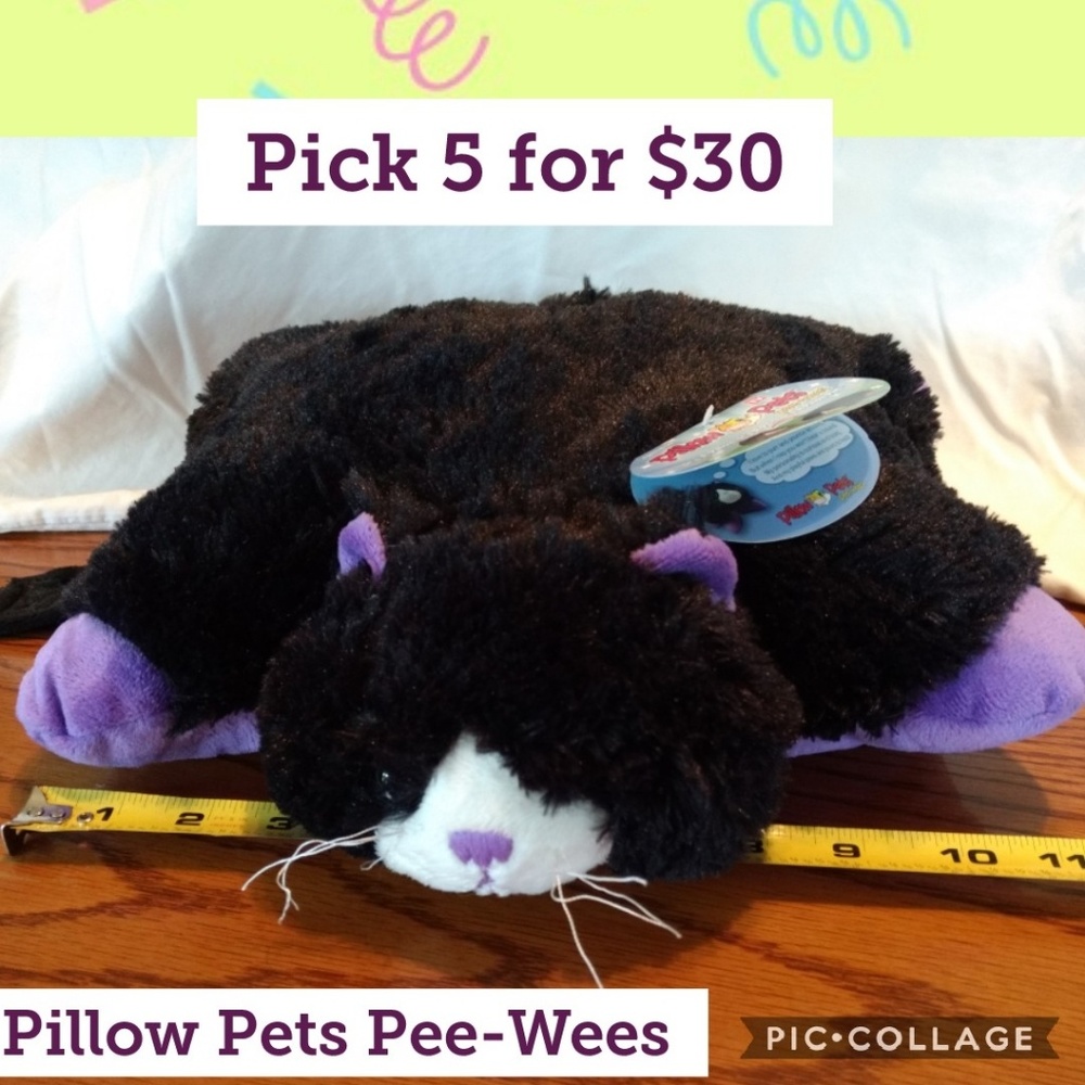 Pillow Pets Pee-wees Curious Cat